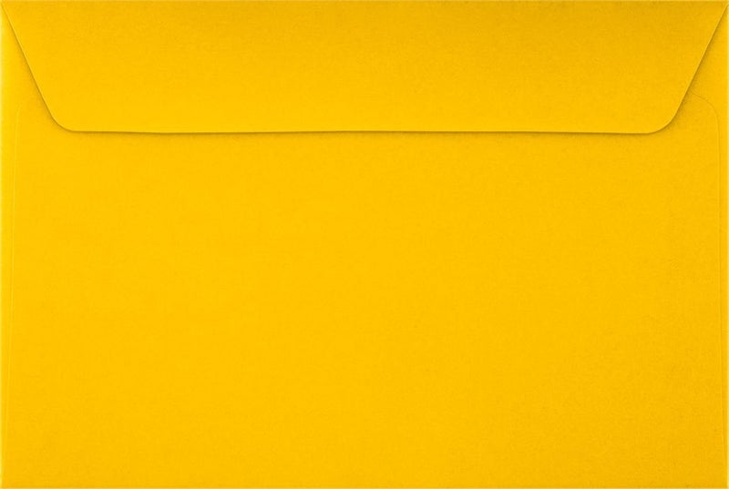LUXPaper 6 x 9 Booklet Envelopes | Sunflower Yellow | 80lb. Text | 50 Qty - Image 1